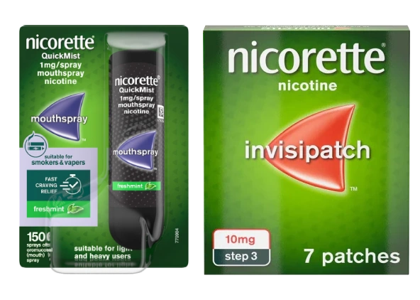 Nicorette Dual Support pack